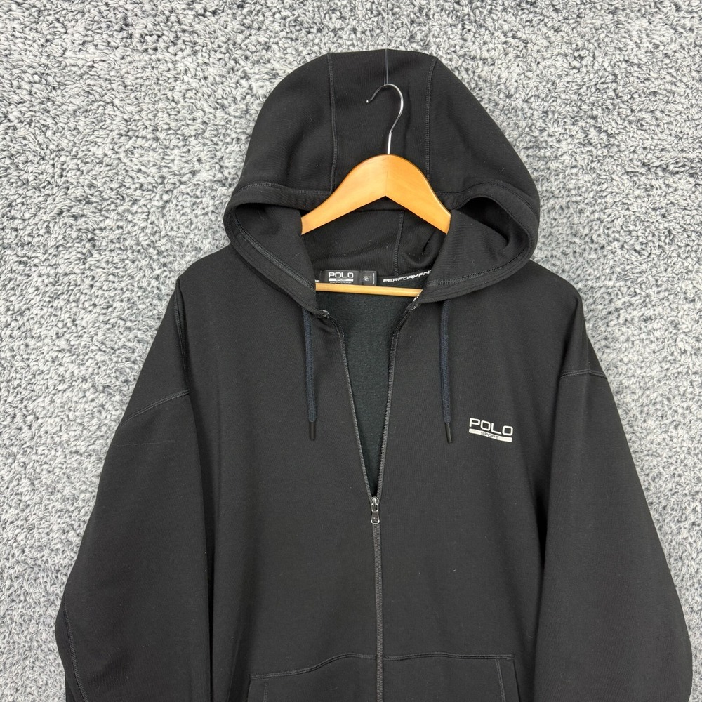 Polo by Ralph Lauren Black Zip-Up Hoodie